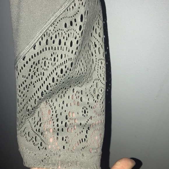 PINK Sport Leggings Size Small Moss Green - Picture 2 of 5